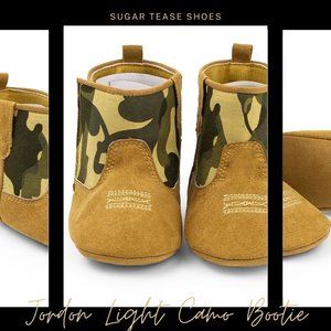 Jordan Camouflage Light Baby Bootie Slippers